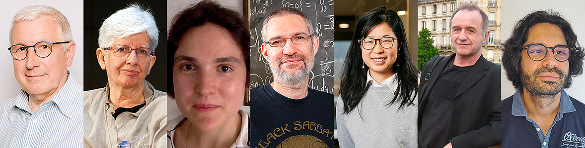 Portraits des 7 lauréates et lauréats