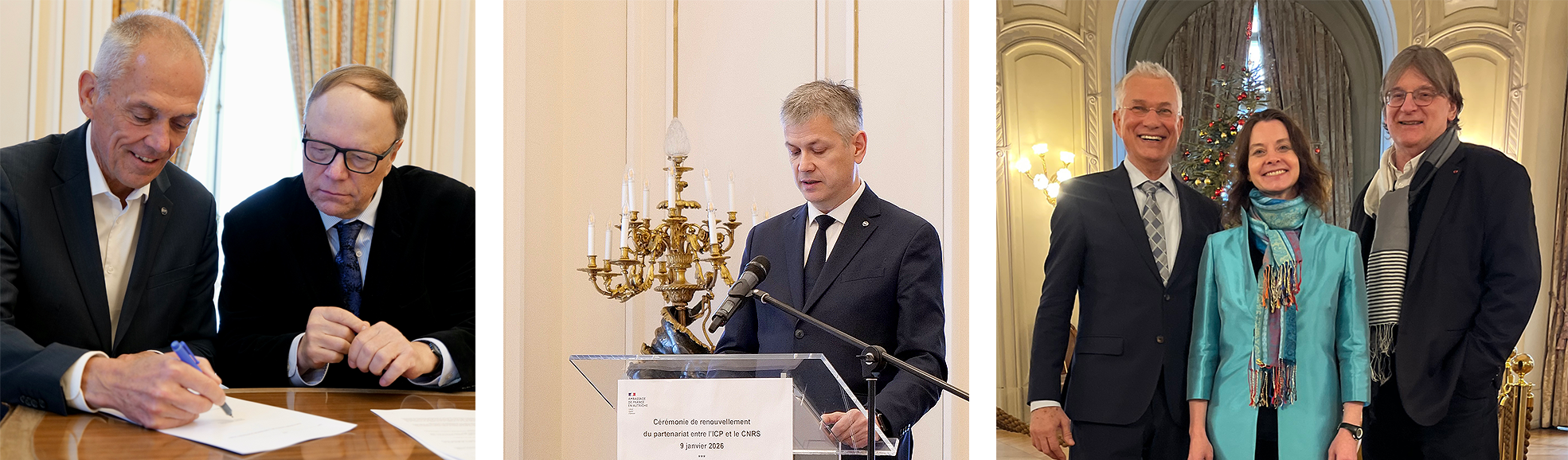 photos de la cérémonie de renouvellement et d'anniversaire de l'ICP